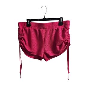 No Boundaries Pink Swim Suit Cover Up Shorts Bottoms Large